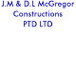 McGregor J.M.  D.L. Constructions Pty Ltd - Builder Search